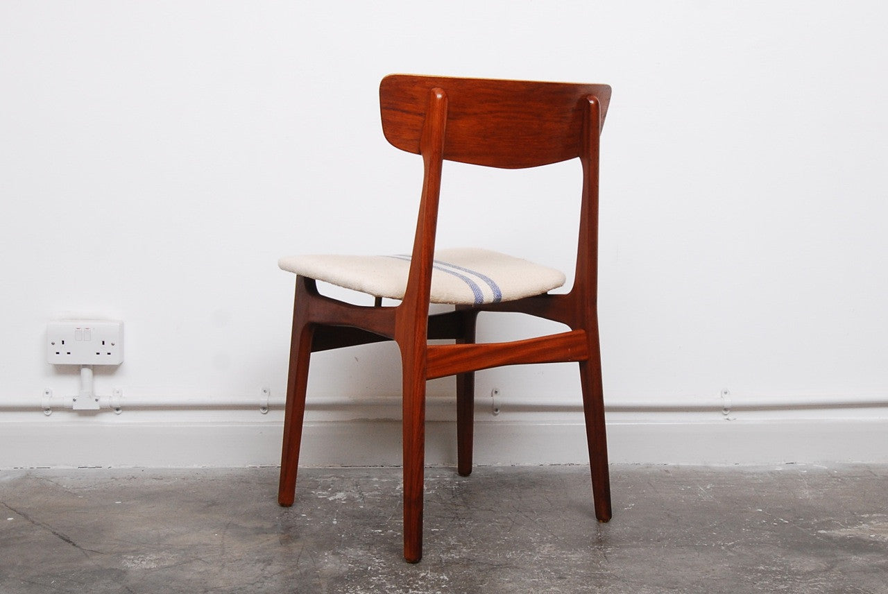 Set of six dining chairs