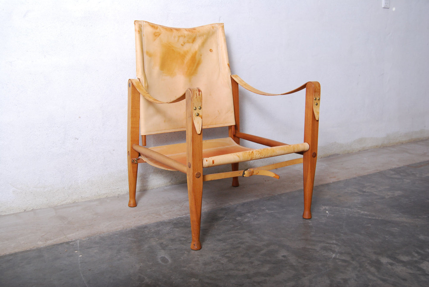 Pair of safari chairs by Kaare Klint