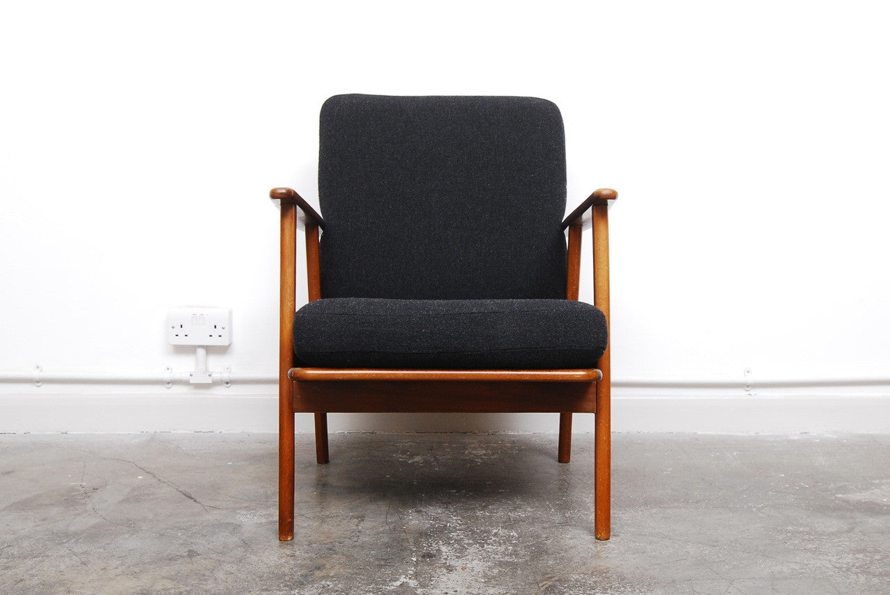 Beech framed lounge chair