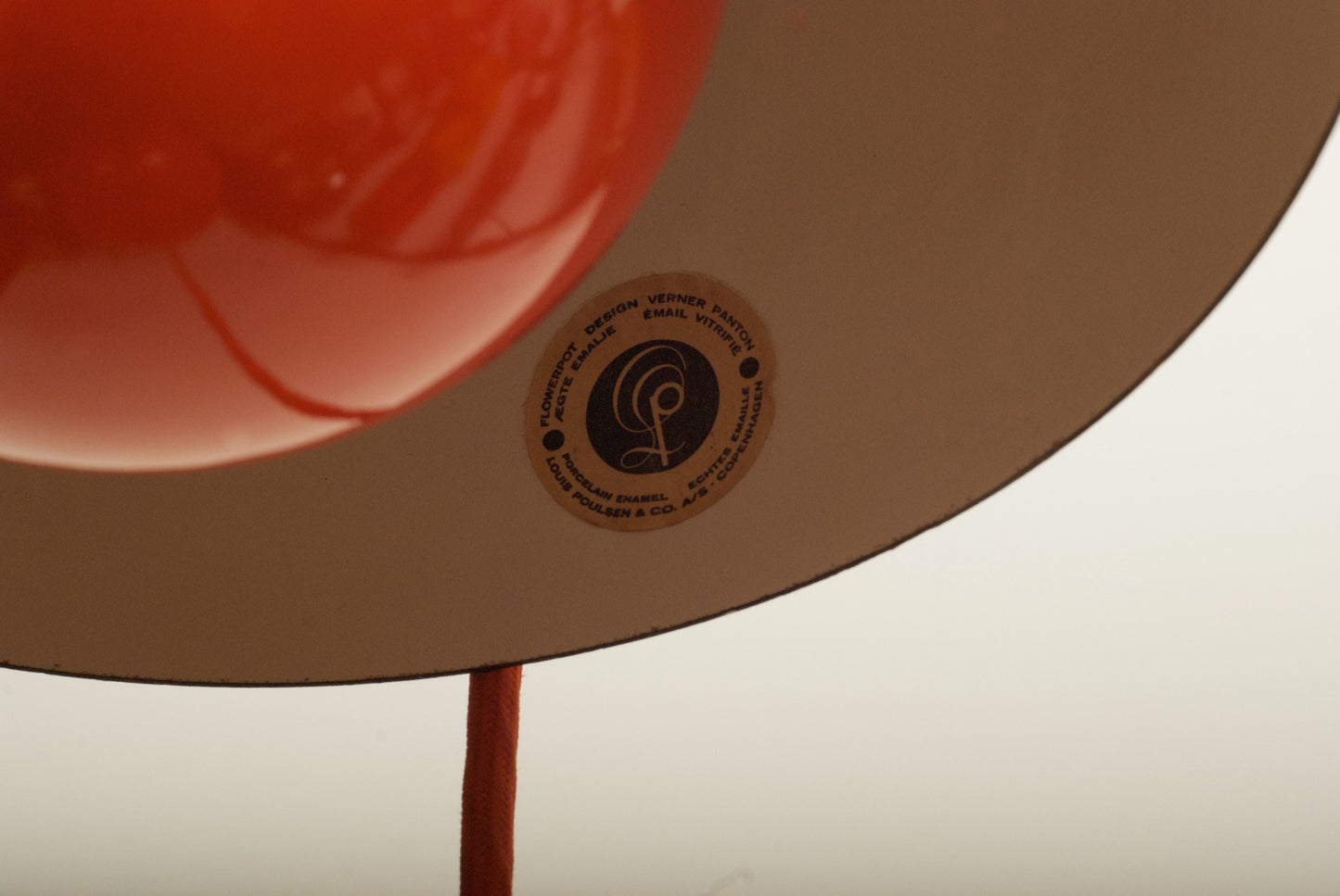 Flowerpot pendant light by Verner Panton