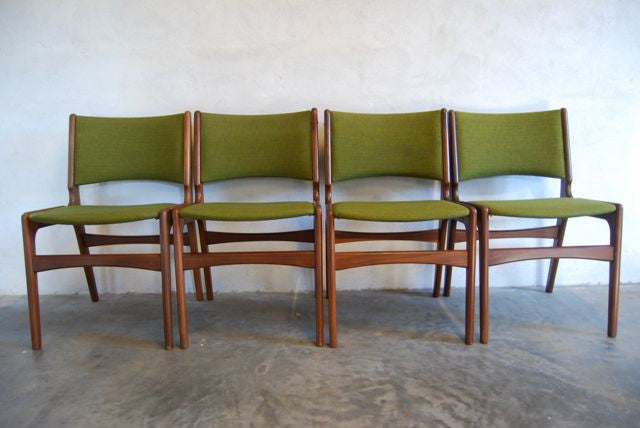 Teak dining chairs
