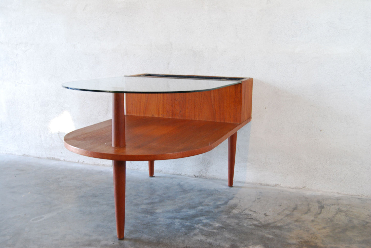 Coffee table with plant trough