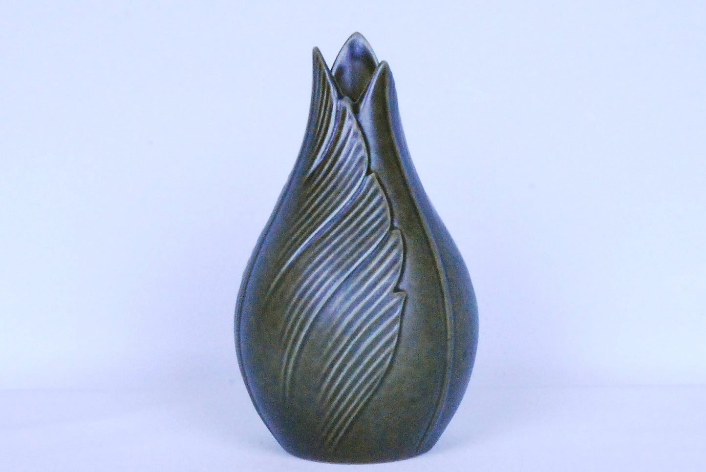 Stoneware bud vase by Søholm