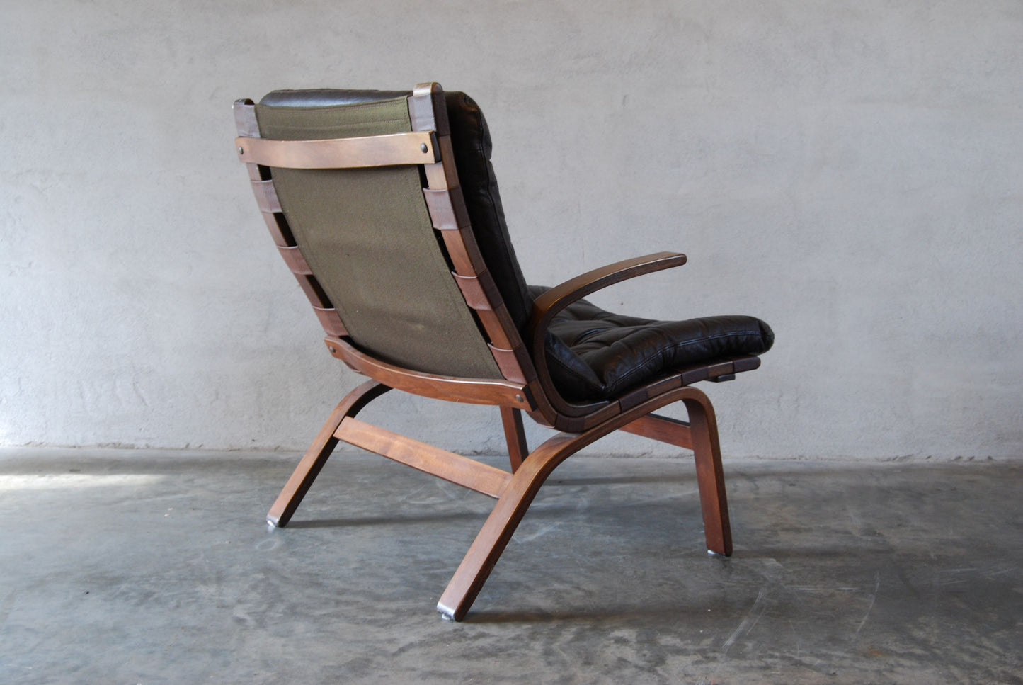 Occasional chair with foot stool