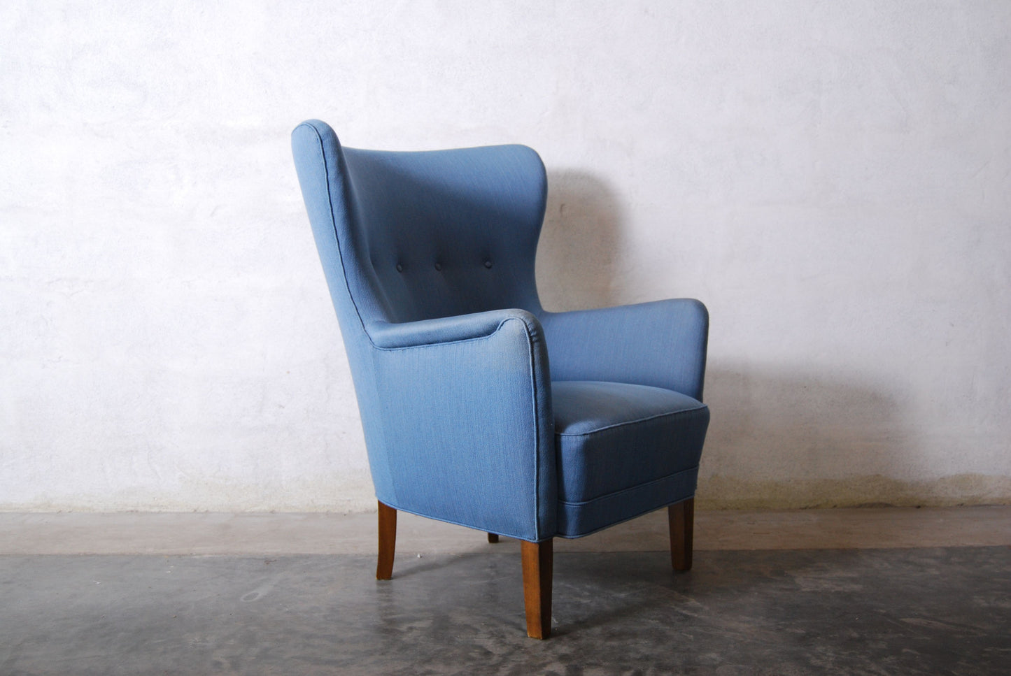 Highback lounge chair in style of Malmsten