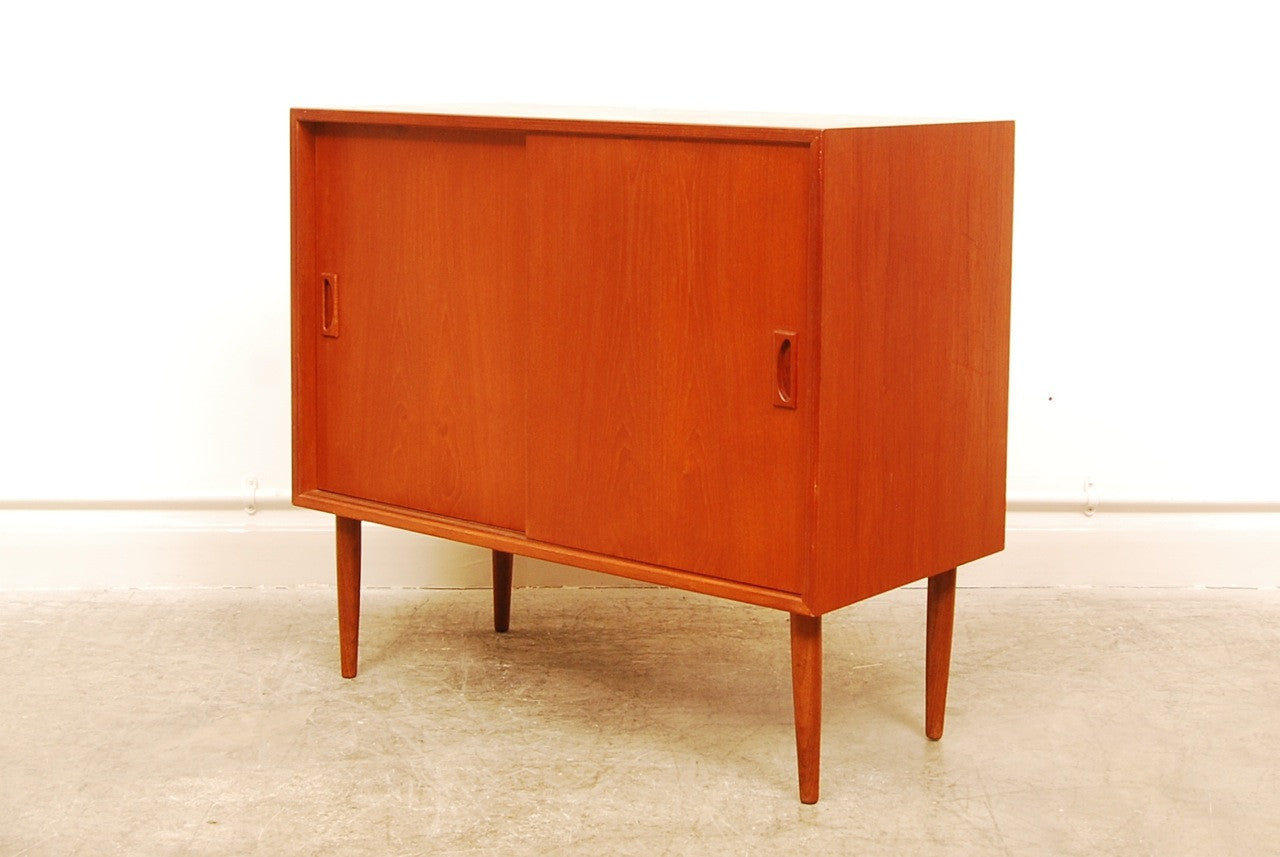 Teak storage cabinet