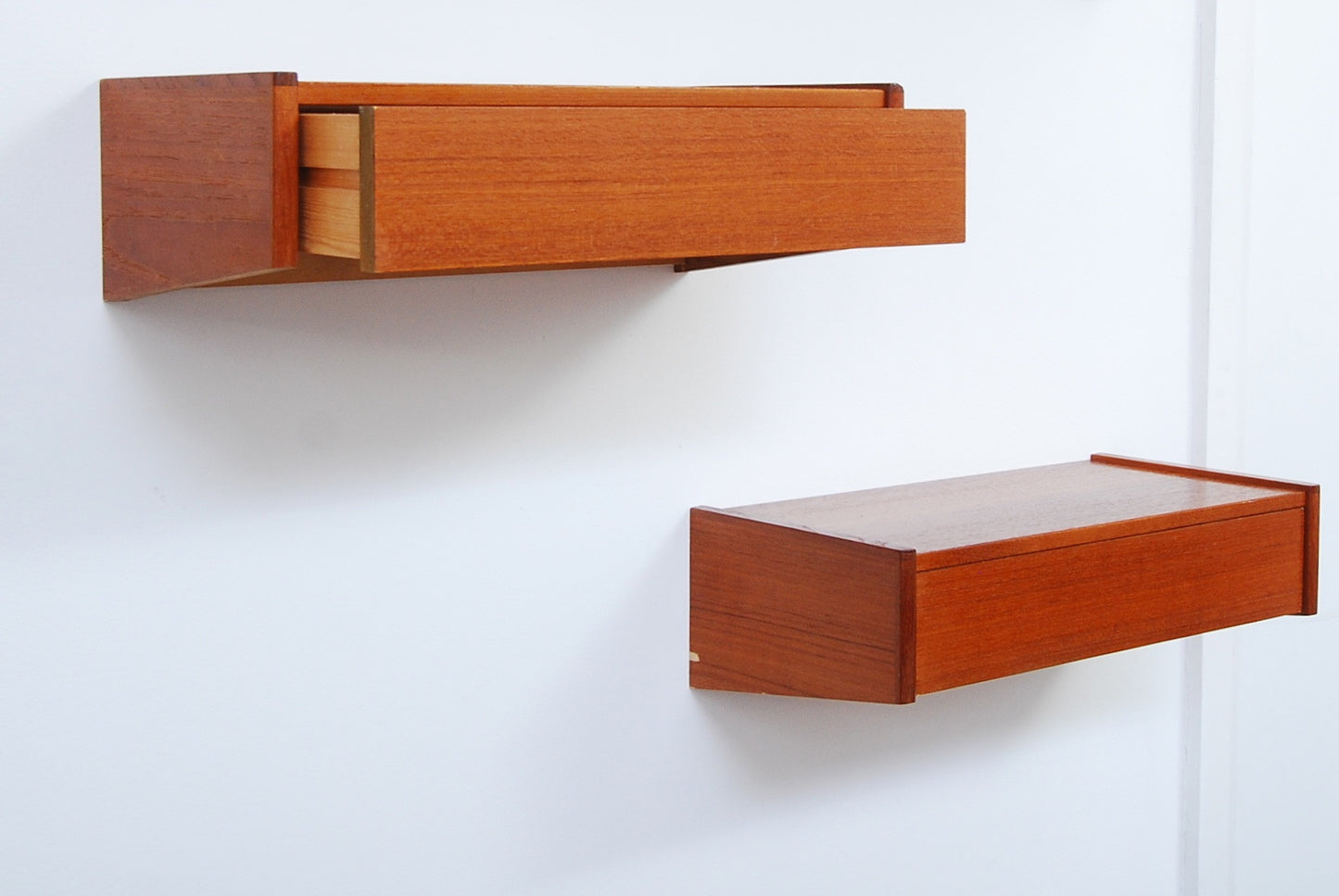 Pair of floating bedside tables