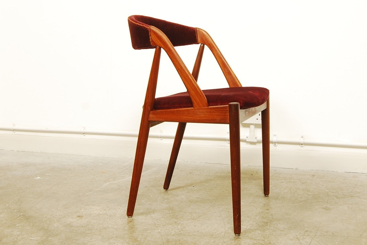 Set of four Kai Kristiansen dining chairs