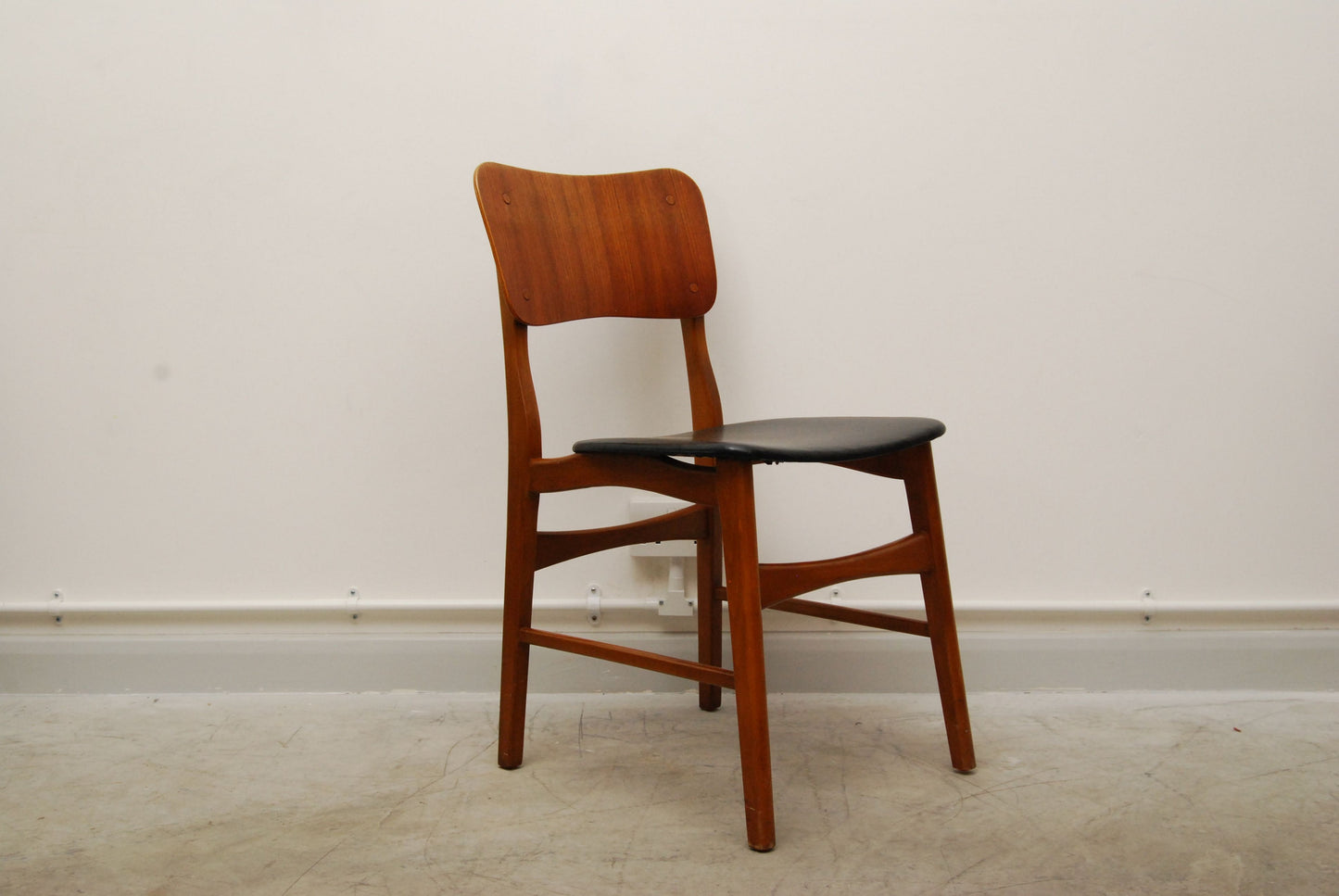 Set of four dining chairs