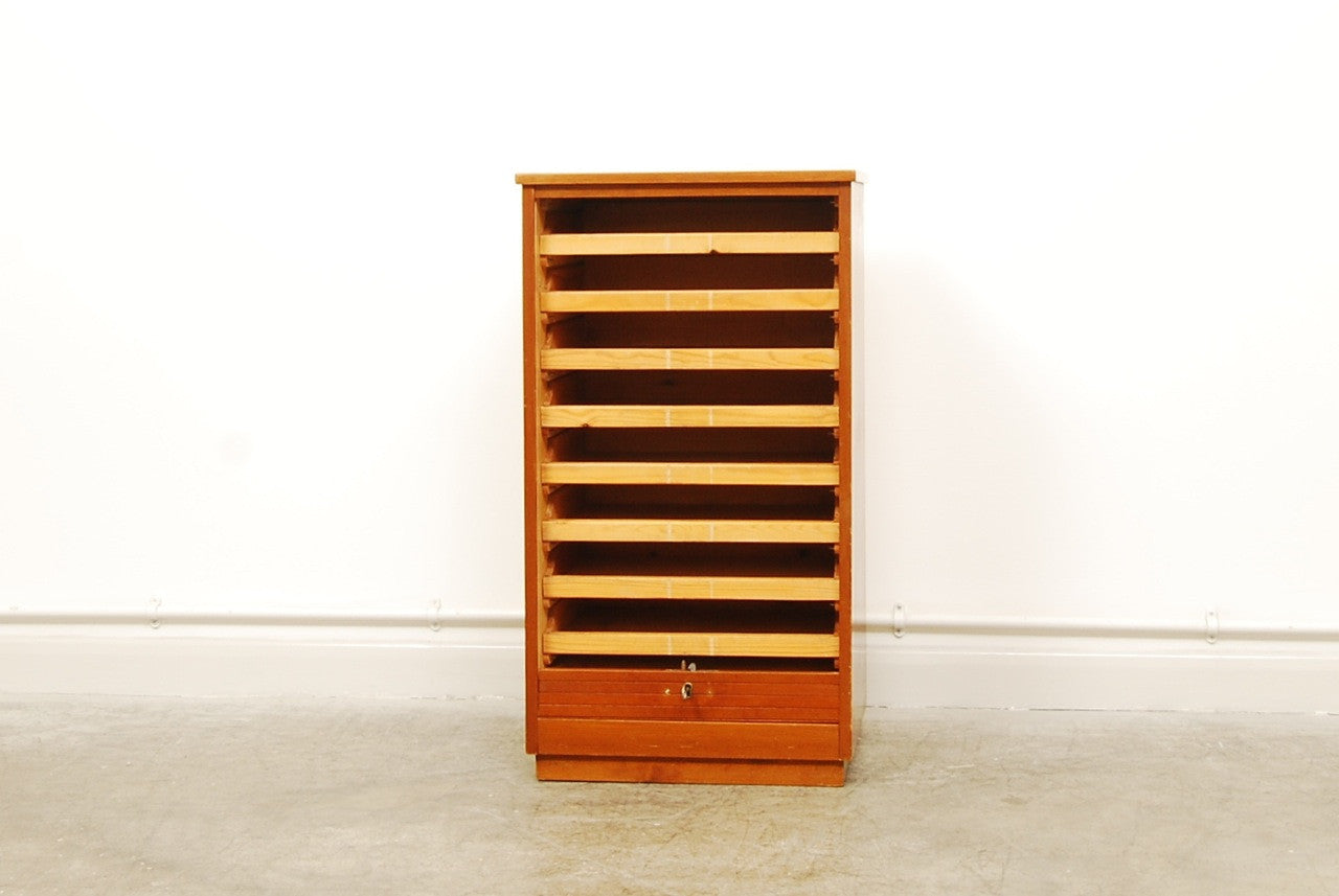 Beech filing cabinet