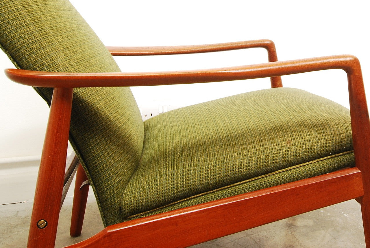 Reclining lounge chair by Søren Ladefoged