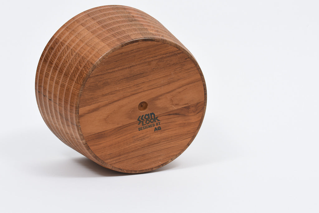 Vintage teak ice bucket by Scan Look