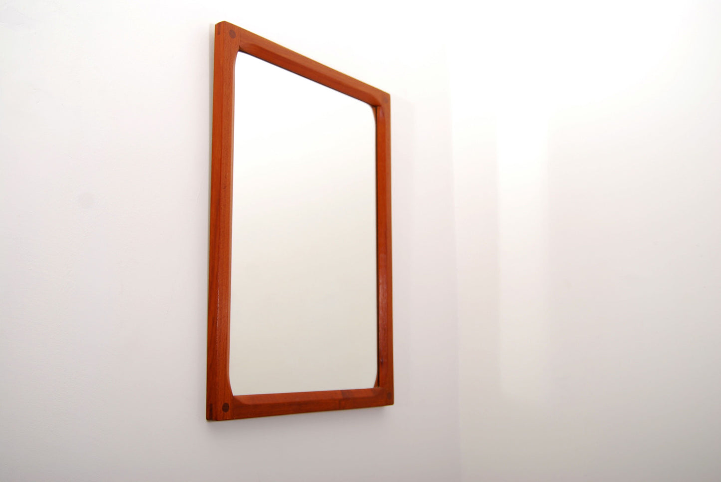 Teak mirror by Aksel Kjersgaard