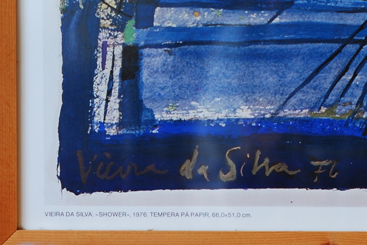 Framed Vieira Da Silva poster