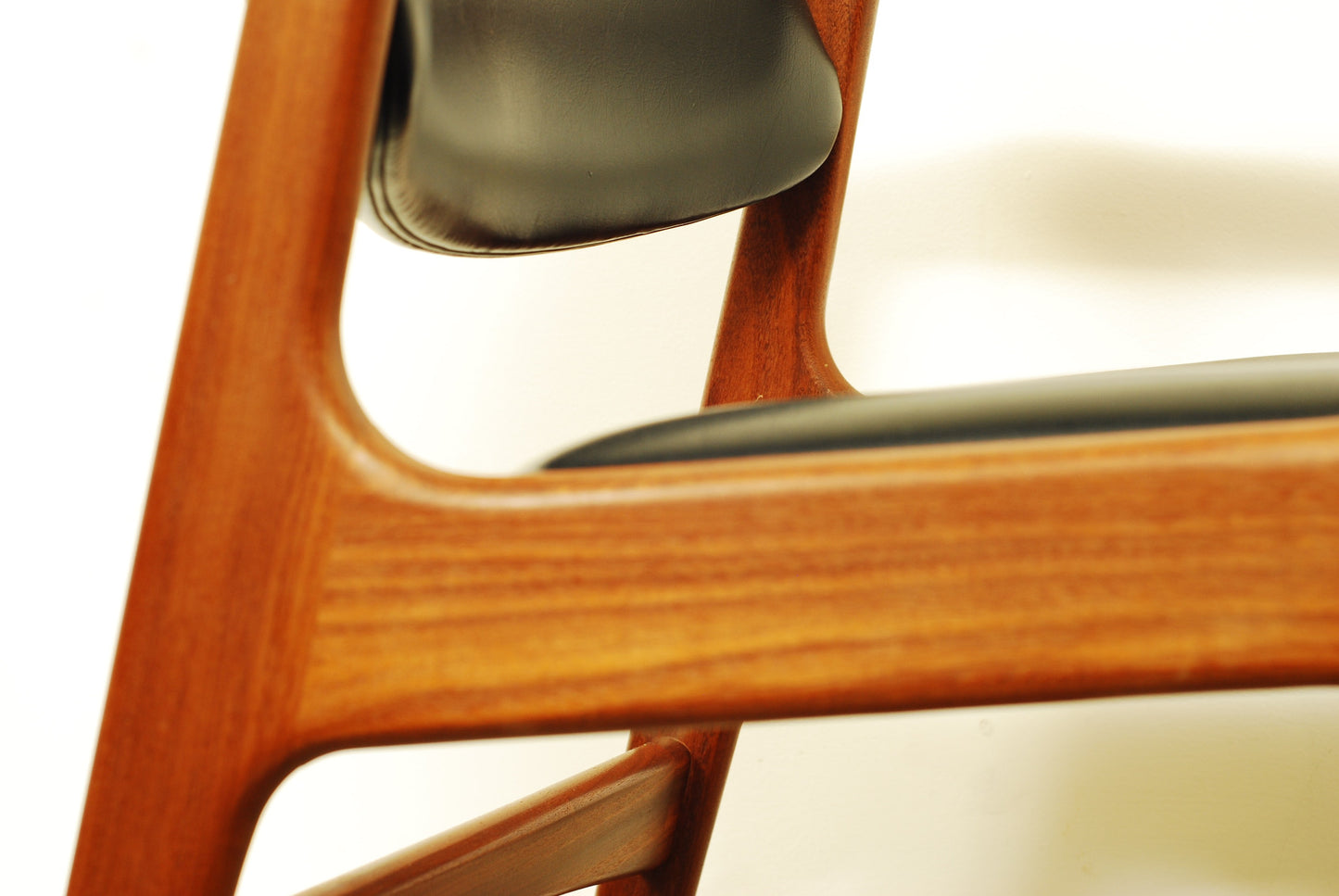 Pair of teak desk chairs no.1