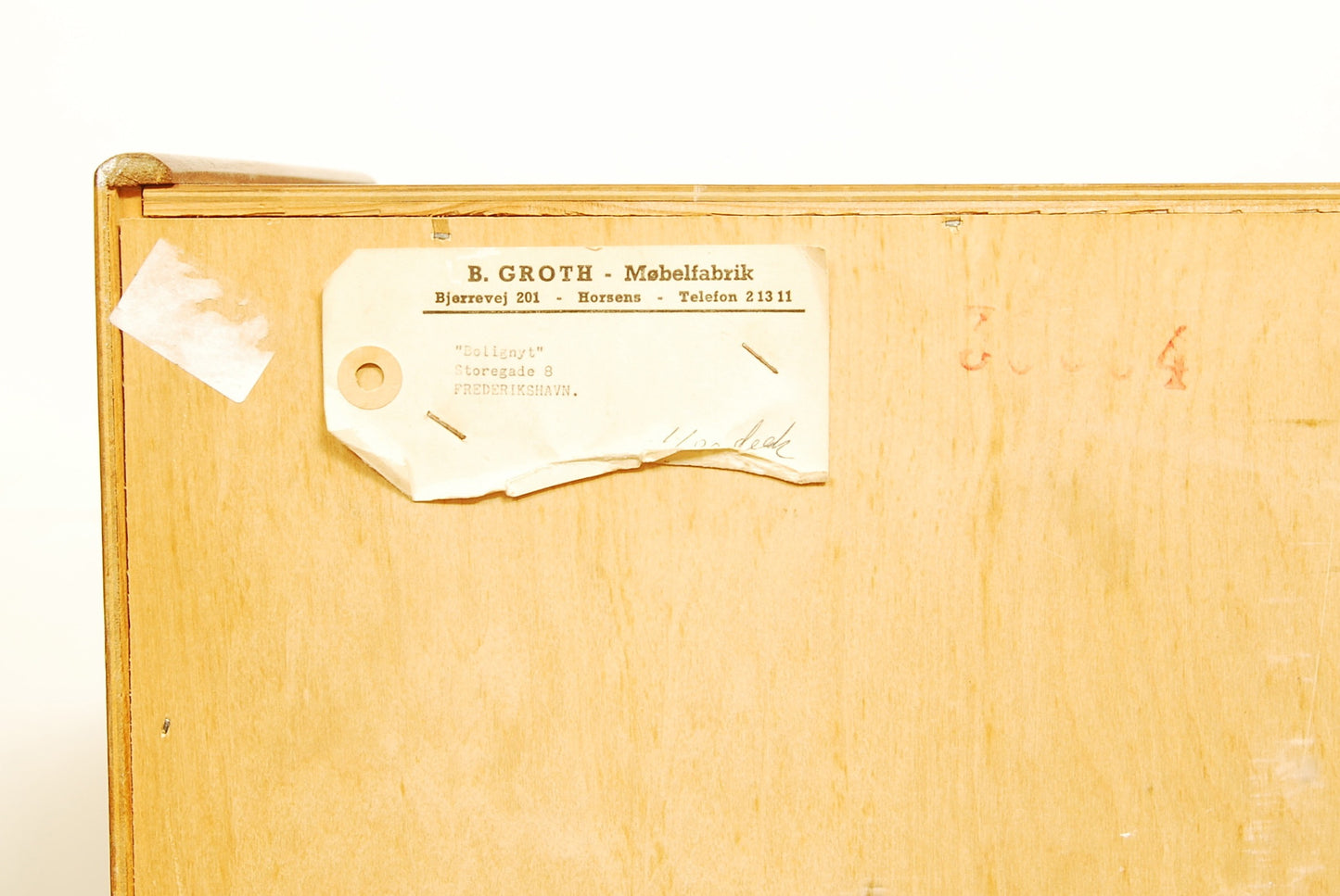 Chest of six drawers by Groth Møbelfabrik