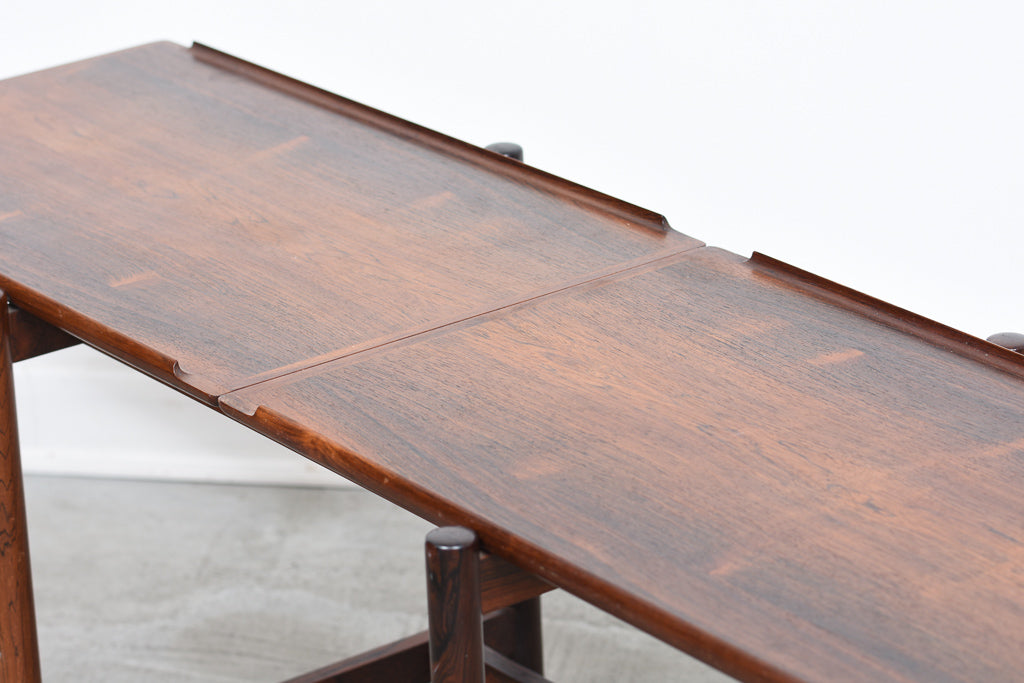 Rosewood extending trolley by Poul Hundevad