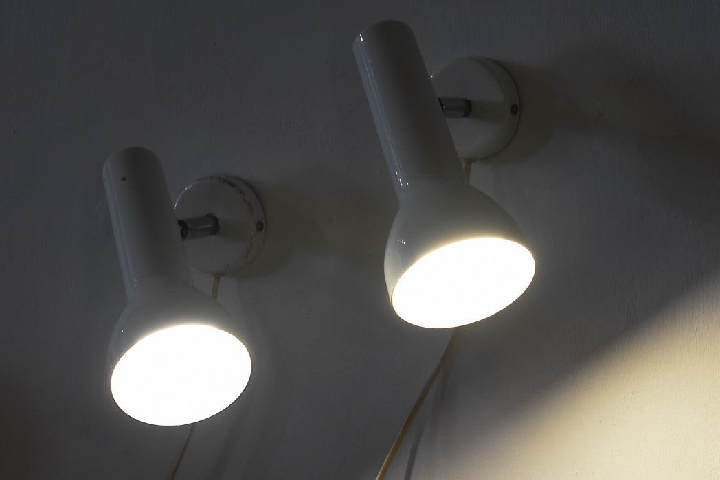 Pair of 1960s Danish wall lights