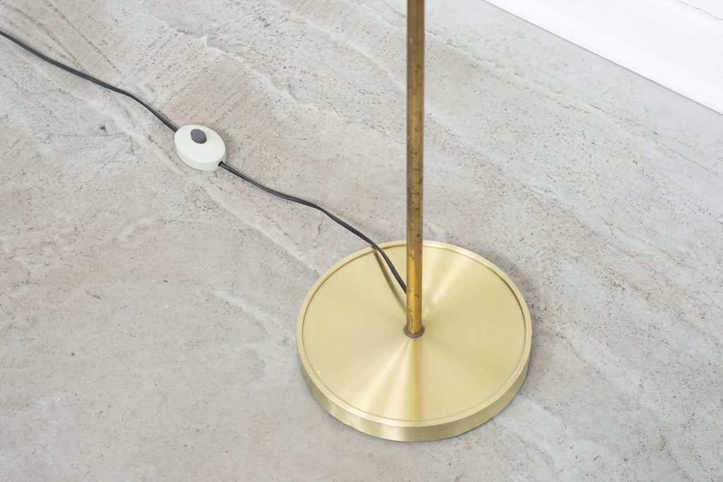 1960s brass floor lamp