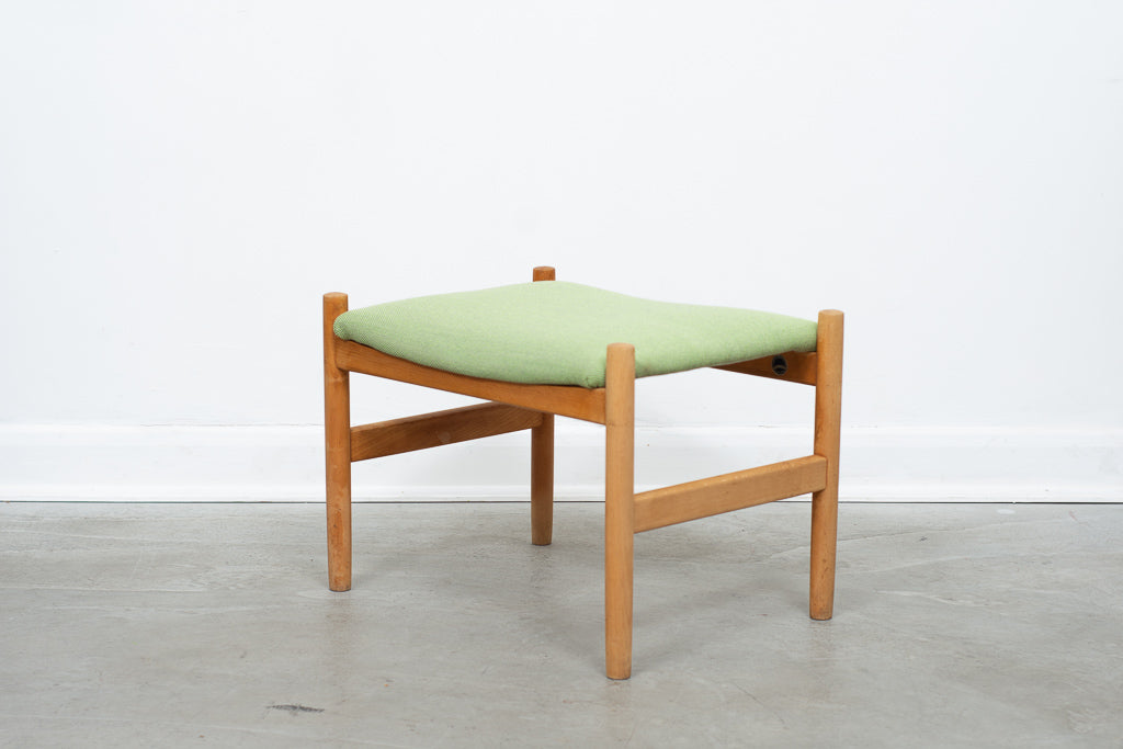 Oak foot stool by Spøtterup Møbelfabrik