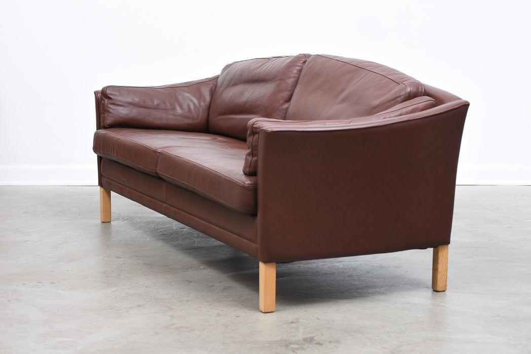 Two available: Two and a half seat sofa by Mogens Hansen