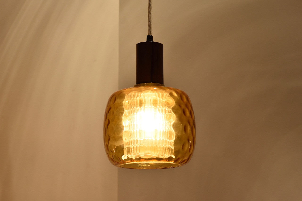 Double glass ceiling light