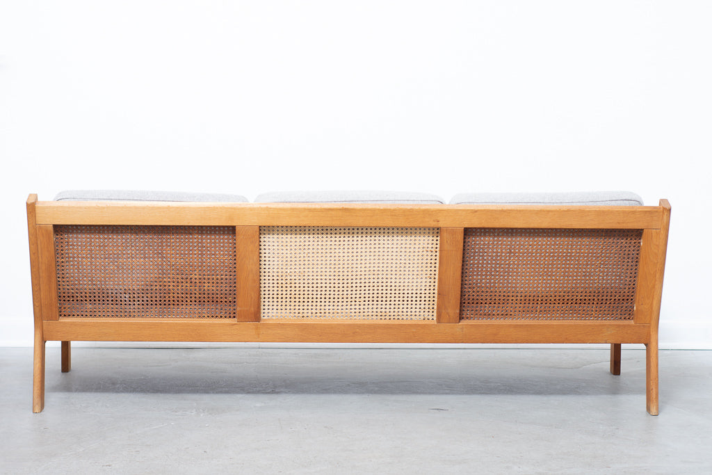 Three seat sofa by Bernt Petersen with reversible cushions