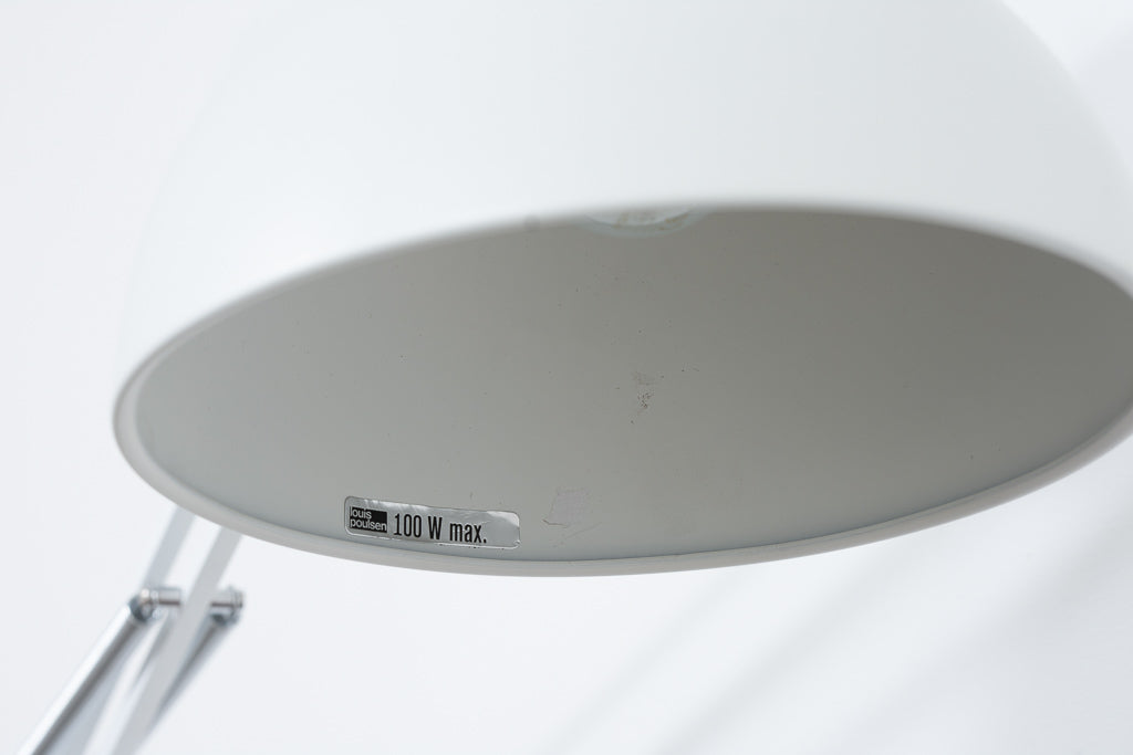 Vintage architect table lamp by Louis Poulsen - White
