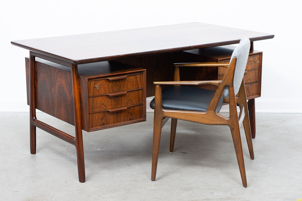 Rosewood executive desk by Omann Jun