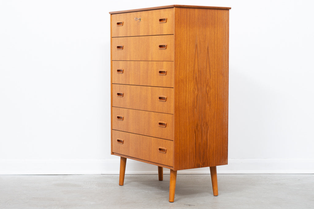 1950s teak chest of drawers