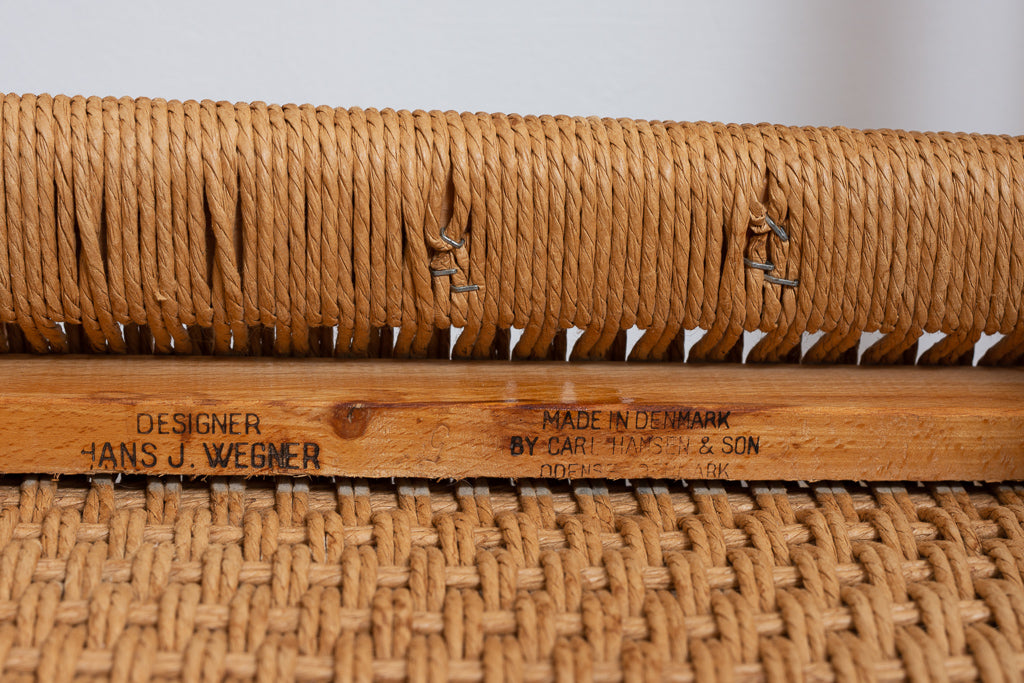 Five available: Model CH23 teak + beech dining chairs by Hans Wegner