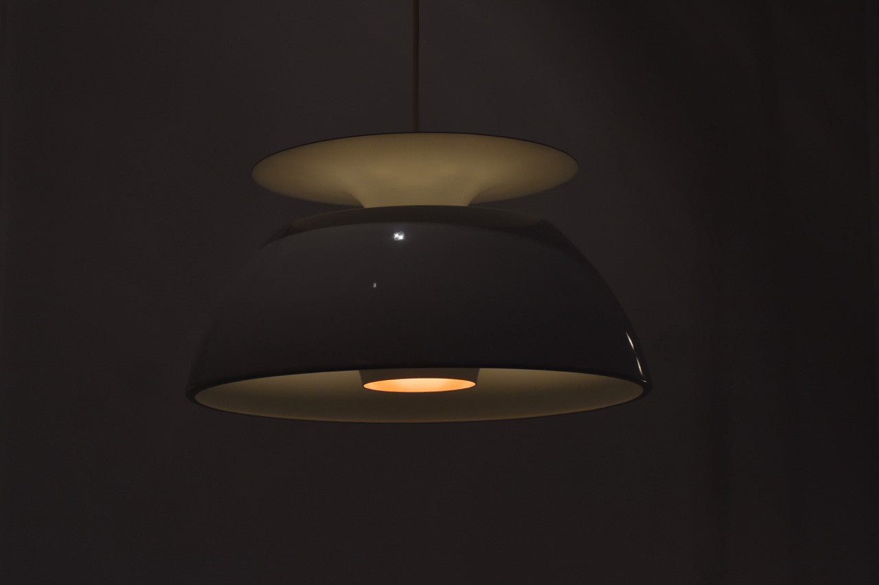 Jutlandia ceiling light by Jørgen Høj for Holmegaard