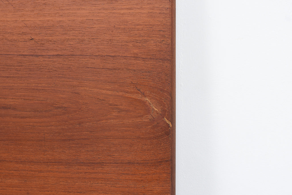 Teak extending dining table by Poul Volther