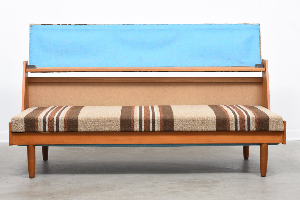 1960s teak double daybed