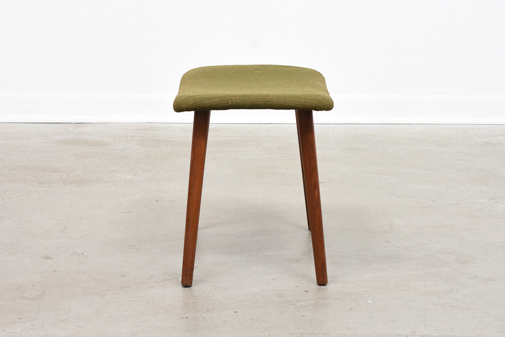 Danish foot stool on teak legs