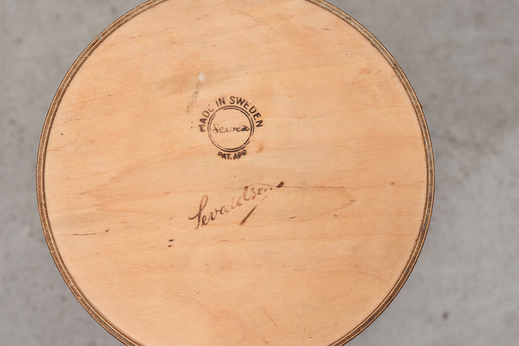 1960s teak waste basket