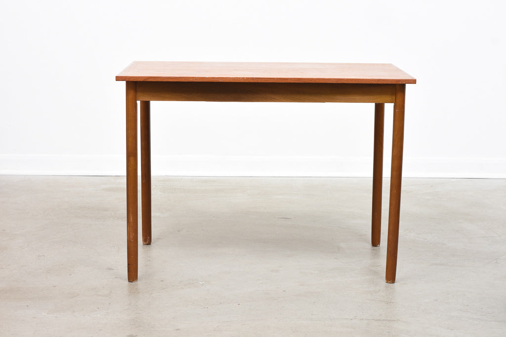 Teak + beech desk/dining table