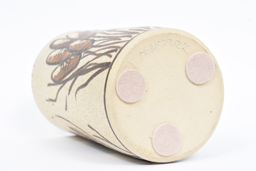 Tall vase signed 'BJ'