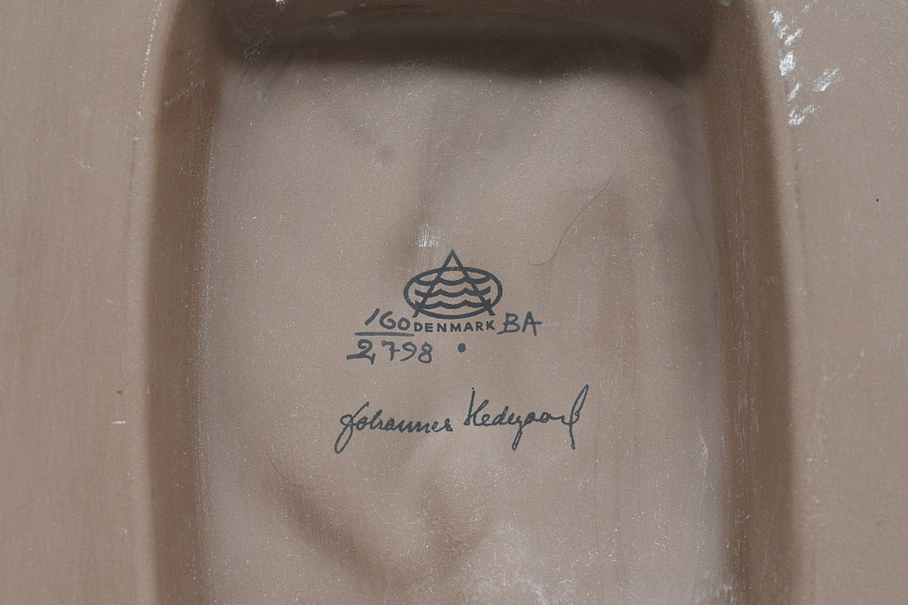 Decorative ceramic wall plaque by Johannes Hedegaard