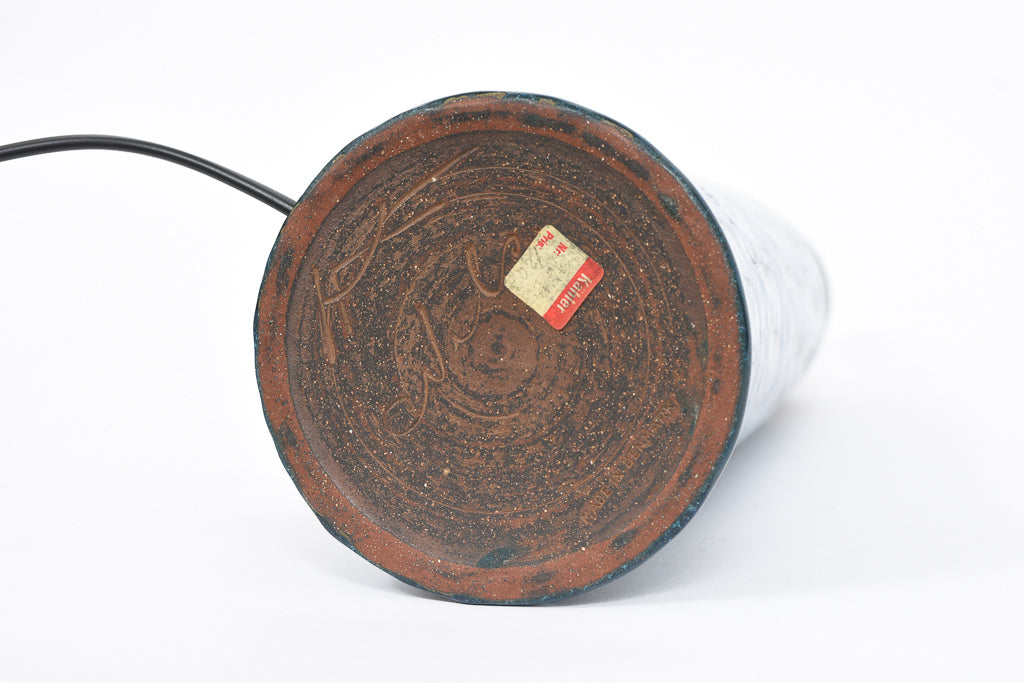Stoneware table lamp by Nils Kähler
