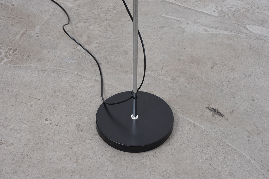 Vintage floor lamp with black finish