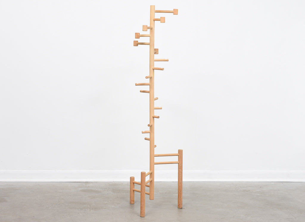 Pine coat stand