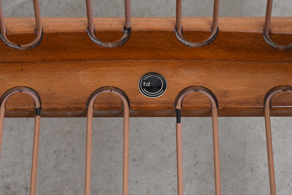 Beech lounger by Grete Jalk for France & Daverkosen