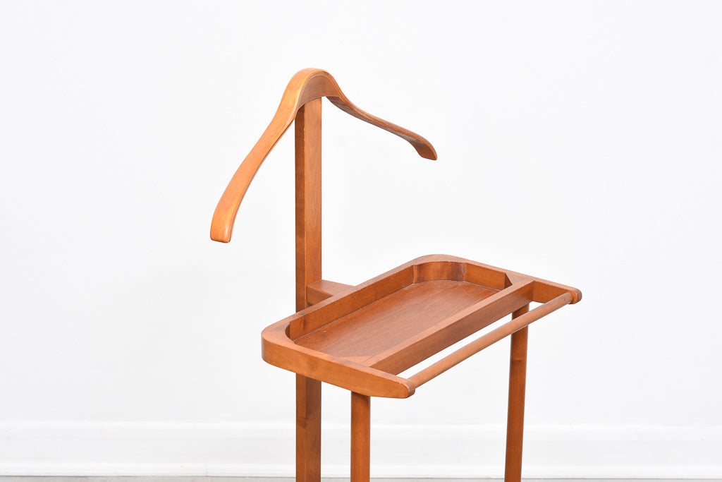 1970s beech valet stand
