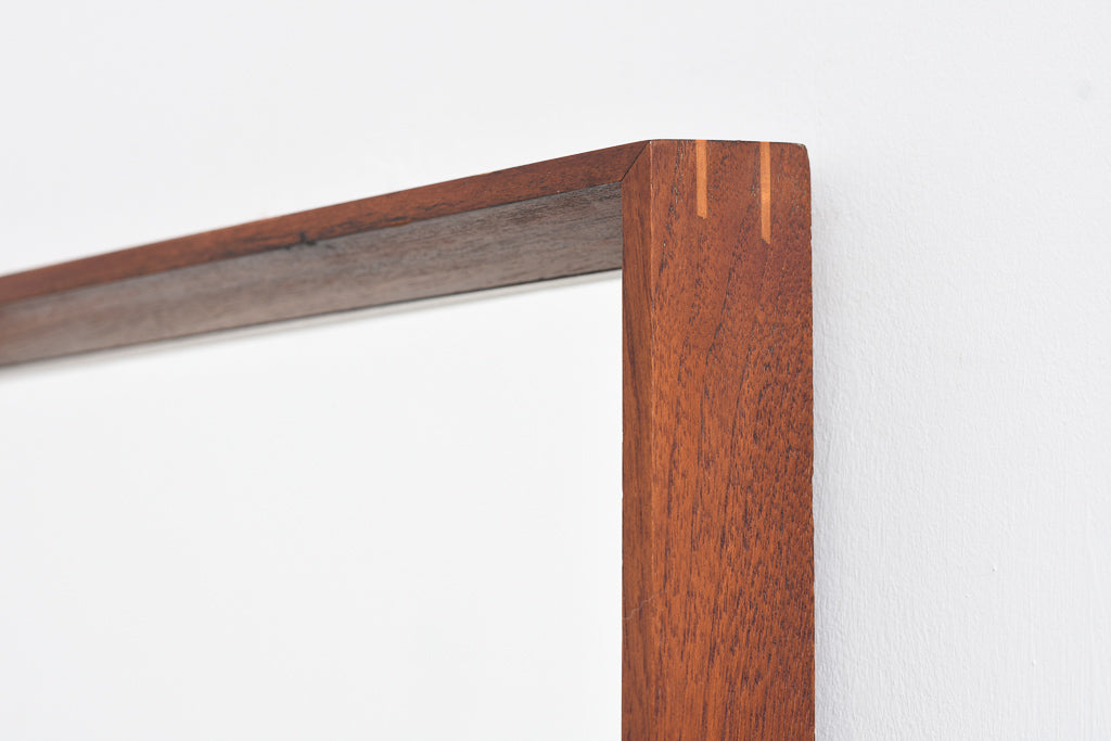 Full length Danish teak mirror