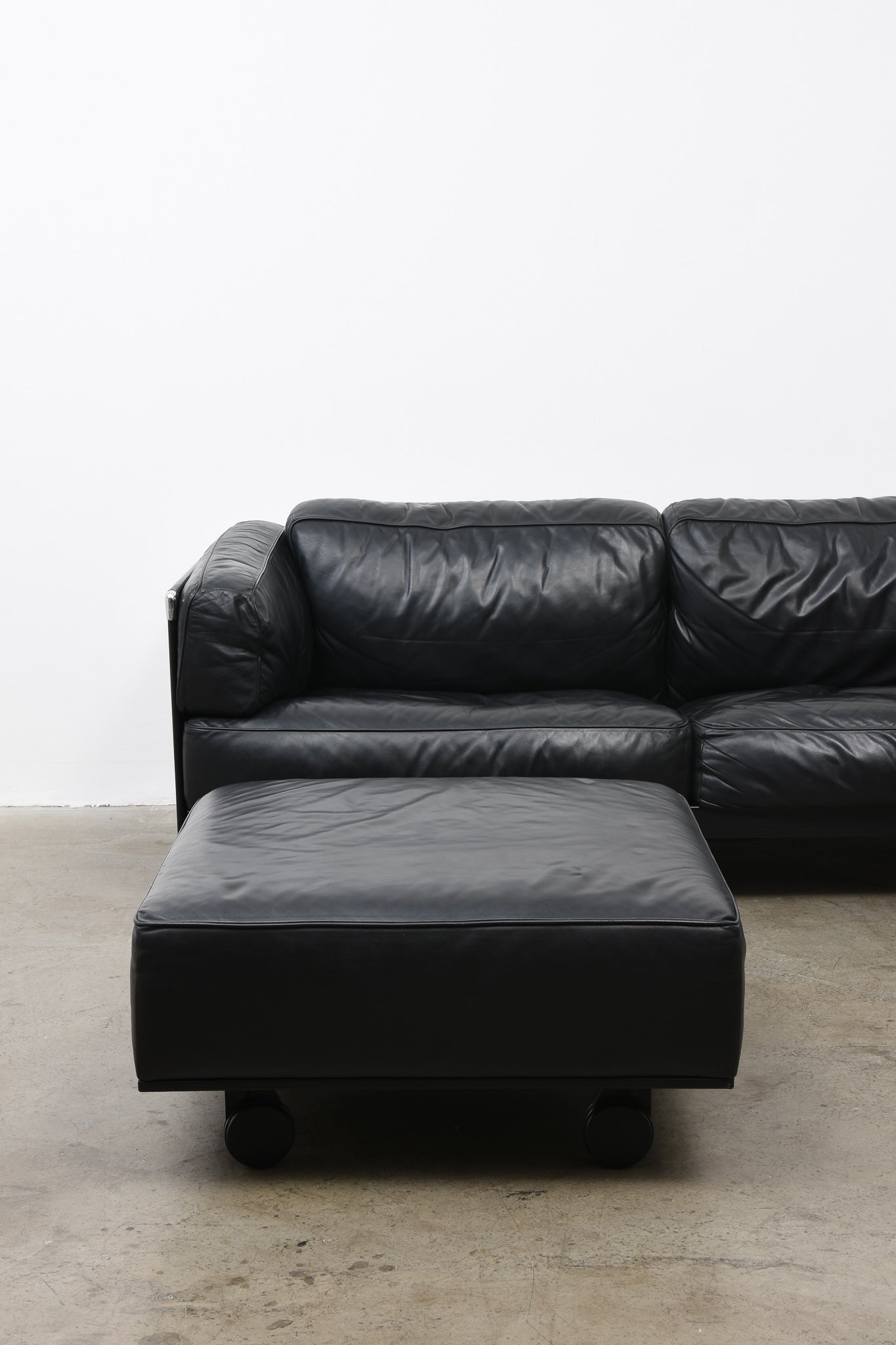 1980s 'Twice' sofa + ottoman by Pierluigi Cerri