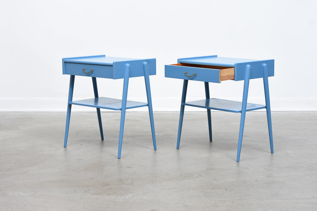 Pair of bedside tables by A.B. Carlstrom & Co