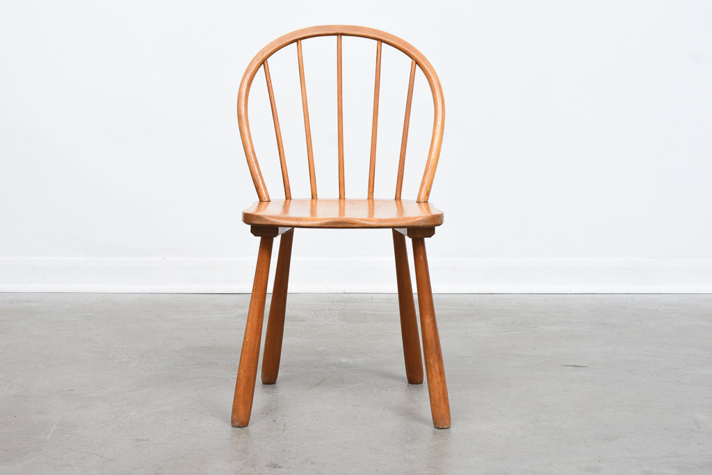 1940s spindle back chair by Fritz Hansen
