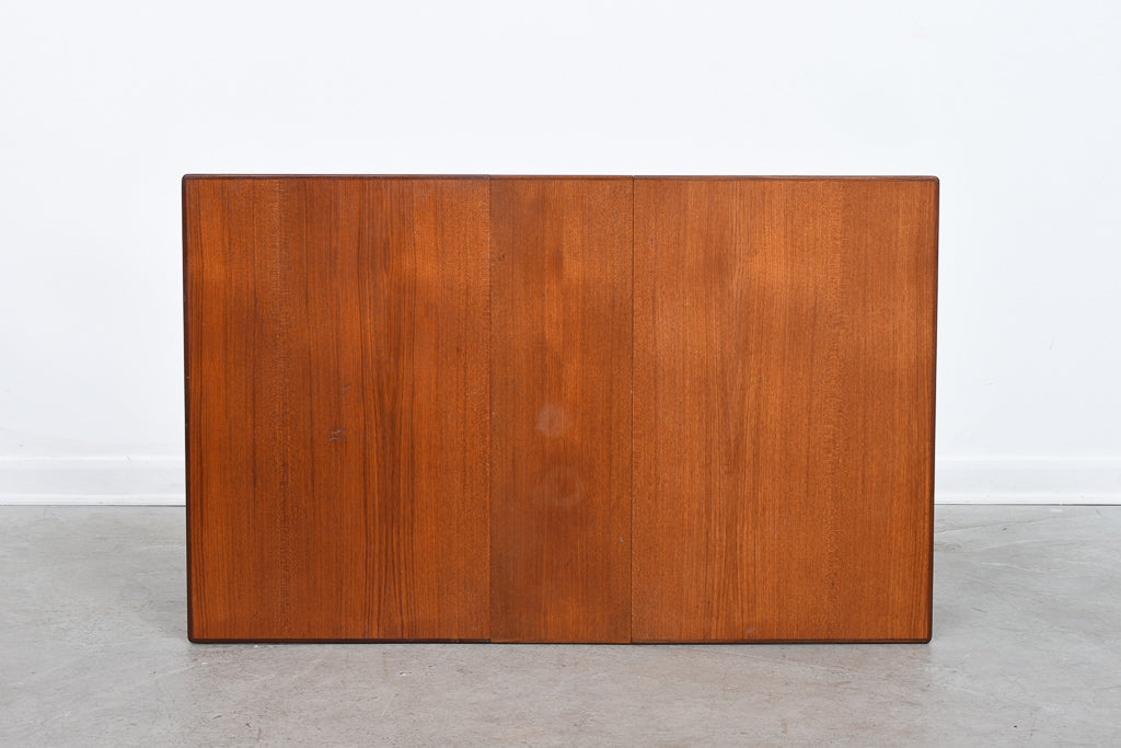 Extending teak dining table by K-O Westberg