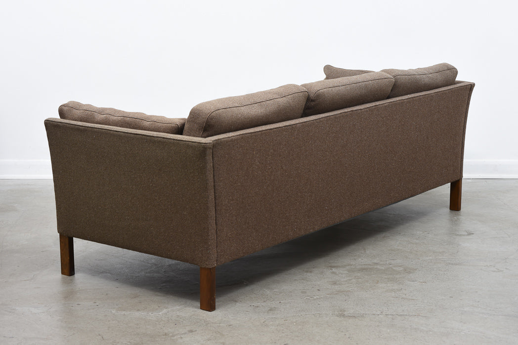 Three seat wool sofa by Erik Jørgensen